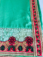 Load image into Gallery viewer, Saree in soft semi silk  in stock ready to dispatch in uk/333