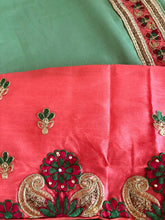 Load image into Gallery viewer, Saree in soft semi silk  in stock ready to dispatch in uk/333