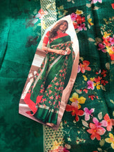 Load image into Gallery viewer, Zeel Silk floral saree in stock ready to dispatch in uk)357