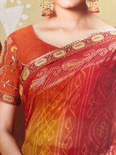 Load image into Gallery viewer, Bandhani  in georgette (in Uk ready to dispatch)349