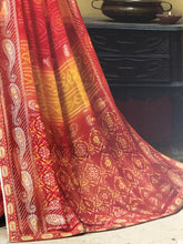Load image into Gallery viewer, Bandhani  in georgette (in Uk ready to dispatch)349