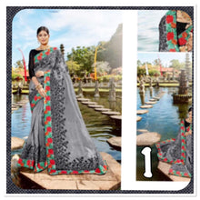 Load image into Gallery viewer, Organza saree/138
