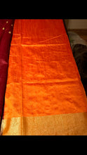 Load image into Gallery viewer, Cotton silk khadi saree ready to dispatch in Uk/140