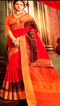 Load image into Gallery viewer, Cotton silk khadi saree ready to dispatch in Uk/141