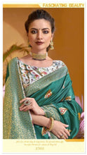 Load image into Gallery viewer, Semi Silk saree  ( ready to dispatch in Uk)/100