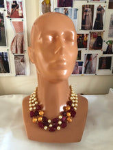 Load image into Gallery viewer, Beaded necklace ( in Uk ready to dispatch)/187 the red is not as dark as picture