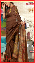 Load image into Gallery viewer, Linen weaving ( with other mixed fabrics)saree/273