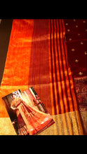 Load image into Gallery viewer, Cotton silk khadi saree ready to dispatch in Uk/140