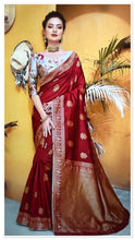 Load image into Gallery viewer, Semi Silk saree  ( ready to dispatch in Uk)/143