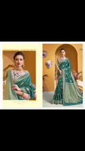 Load image into Gallery viewer, Semi Silk saree  ( ready to dispatch in Uk)/100