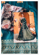 Load image into Gallery viewer, Semi Silk saree  ( ready to dispatch in Uk)/100