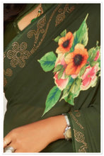 Load image into Gallery viewer, Georgette saree ready to dispatch I Uk/351