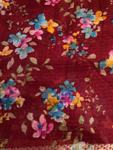 Load image into Gallery viewer, Zeel Silk floral saree (in stock ready to dispatch in uk)355
