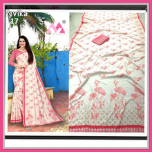 Load image into Gallery viewer, Semi Silk saree with digital print ( ready to dispatch in Uk )/278