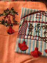Load image into Gallery viewer, Linen saree ready to dispatch in Uk/298