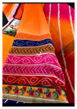 Load image into Gallery viewer, Bandhani in georgette ( ready to dispatch in Uk )/40