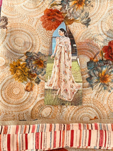 Load image into Gallery viewer, Floral print saree in georgette ( ready to dispatch in Uk)518