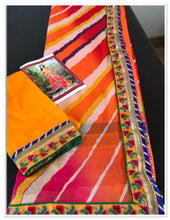 Load image into Gallery viewer, Bandhani in georgette ( ready to dispatch in Uk )/40