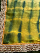 Load image into Gallery viewer, Tye dye georgette silk saree ( ready to dispatch in Uk)572