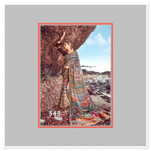 Load image into Gallery viewer, Georgette printed saree(543)