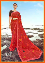 Load image into Gallery viewer, Georgette printed saree(544)