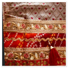 Load image into Gallery viewer, Bandhani  in dolla silk (ready to dispatch in Uk)547
