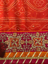 Load image into Gallery viewer, Bandhani  in georgette (in Uk ready to dispatch)303