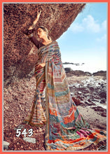 Load image into Gallery viewer, Georgette printed saree(543)