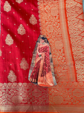 Load image into Gallery viewer, Semi Silk saree ( ready to dispatch in Uk 1099