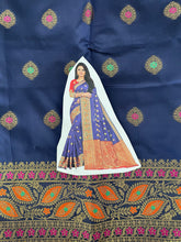 Load image into Gallery viewer, Semi Silk saree ( ready to dispatch in Uk) 1100