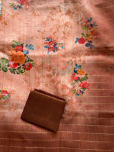 Load image into Gallery viewer, Cotton silk organza saree 1034