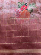 Load image into Gallery viewer, Cotton silk organza saree 1034