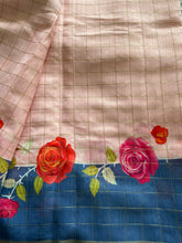 Load image into Gallery viewer, Cotton silk organza saree 1036