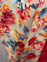 Load image into Gallery viewer, Floral saree in georgette/41