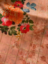 Load image into Gallery viewer, Cotton silk organza saree 1034