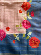 Load image into Gallery viewer, Cotton silk organza saree 1036