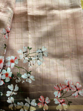 Load image into Gallery viewer, Cotton silk organza saree 1037