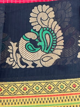 Load image into Gallery viewer, Linen/ cotton saree 1052