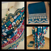 Load image into Gallery viewer, Semi Silk saree 934