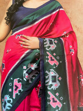 Load image into Gallery viewer, Semi Silk hathi patola saree 1287