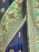 Load image into Gallery viewer, Semi Silk minakari style saree 1148