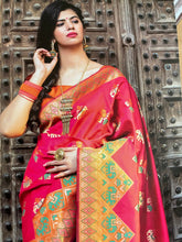 Load image into Gallery viewer, Fabulous soft hathi motif saree 1143