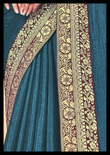 Load image into Gallery viewer, Semi Silk saree with border 1209