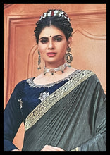 Load image into Gallery viewer, Semi Silk saree with border 1208