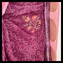 Load image into Gallery viewer, Bandhni print cotton silk saree 1009