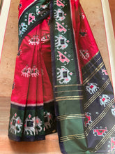 Load image into Gallery viewer, Semi Silk hathi patola saree 1287