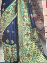Load image into Gallery viewer, Semi Silk minakari style saree 1148