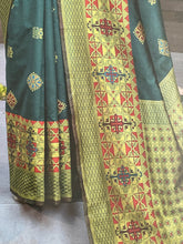 Load image into Gallery viewer, Semi Silk minakari style saree 1144
