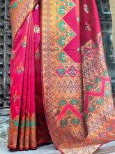 Load image into Gallery viewer, Fabulous soft hathi motif saree 1143