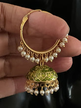 Load image into Gallery viewer, Jhoomar with hoops earrings 4253